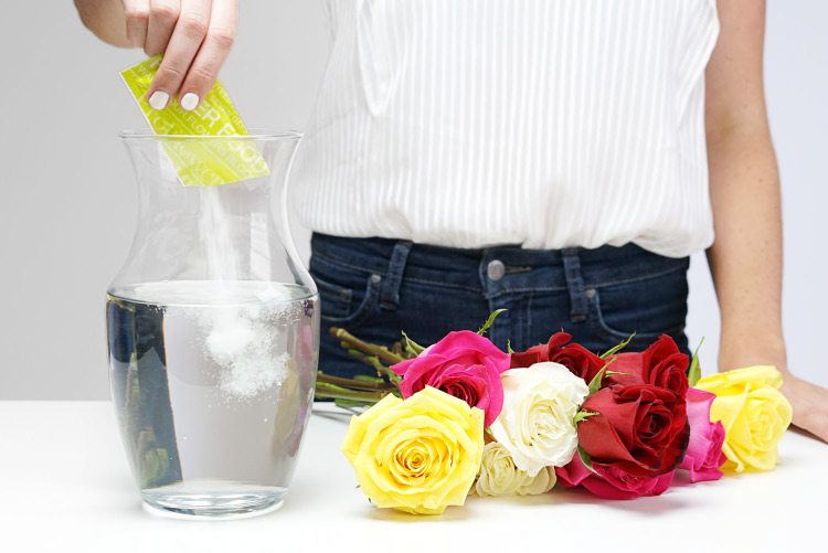 Use flower food